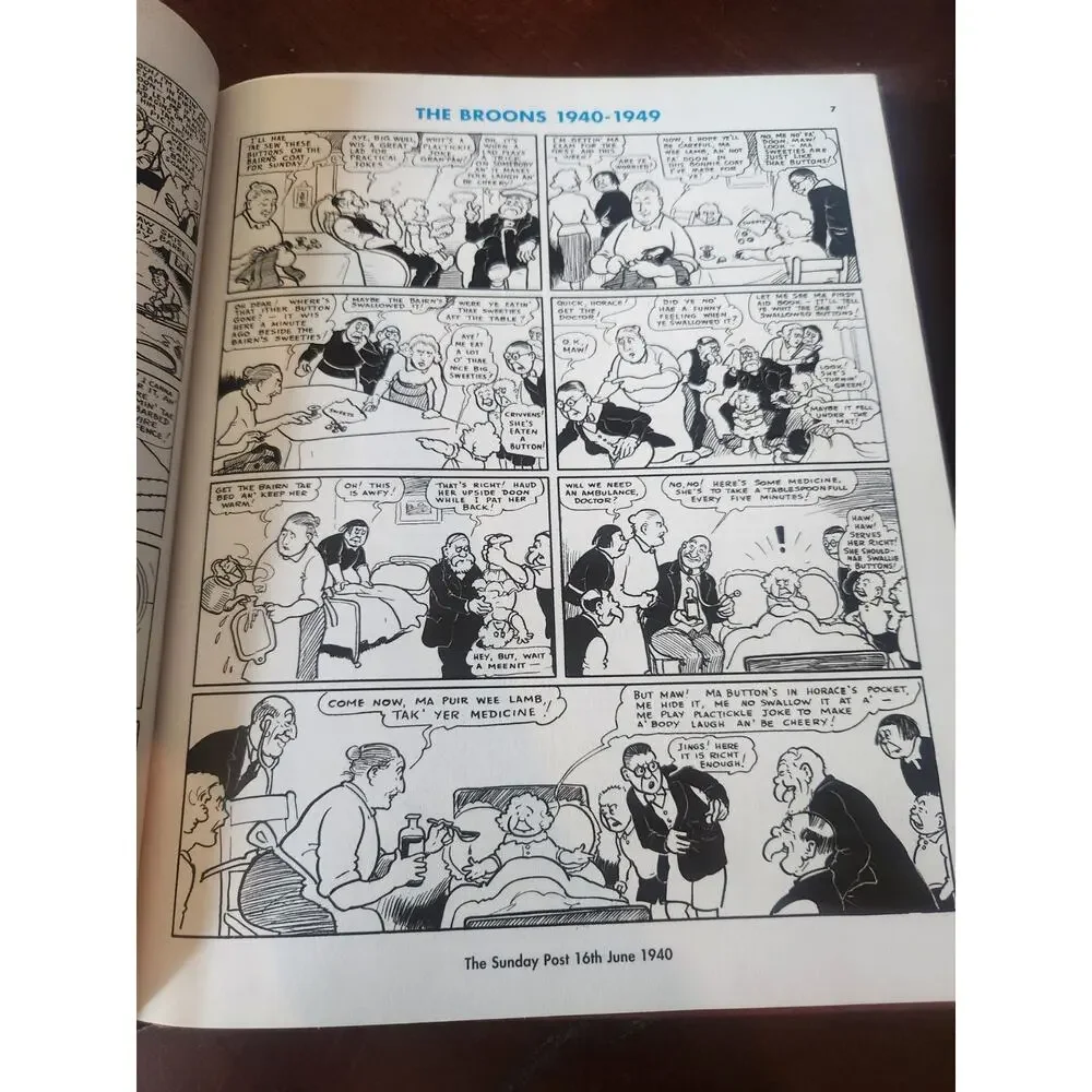 THE BROONS AND OOR WULLIE : THE ROARING FORTIES Hardback, Comic Strips
